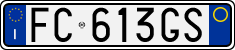 License plate of Italy, Cars (1994 year series)