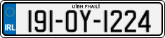 License plate of Ireland, Regular plates