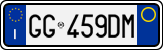 License plate of Italy, Cars (1994 year series)