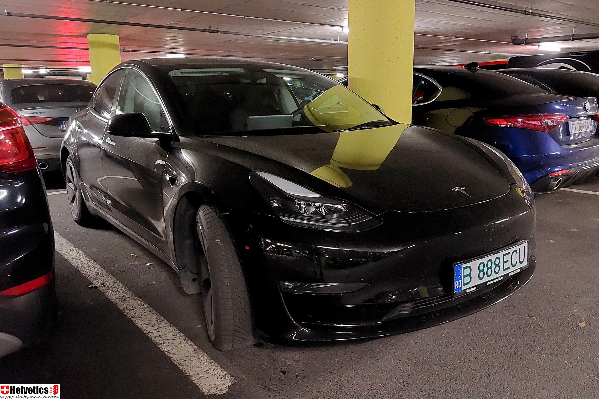 B 888 ECU, Tesla Model 3 1st gen (5YJ3), 2017–2023