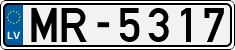 License plate of Latvia, Regular car plates