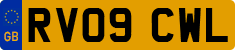 License plate of the United Kingdom, 2001 year system