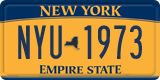 New York, Vanity Plates