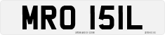 License plate of the United Kingdom, 1963 year system