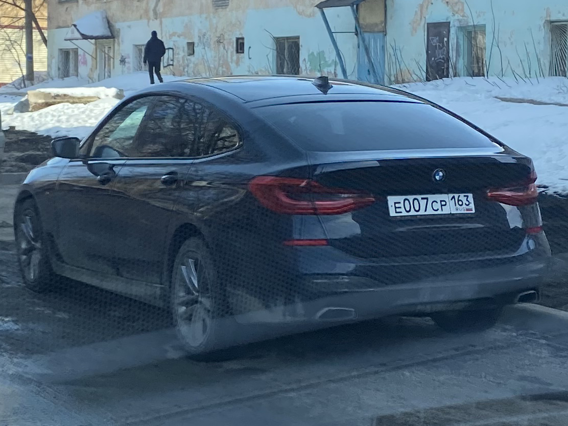 е 007 ср 163, BMW 6 Series 4th gen Gran Turismo (G32), 2017–