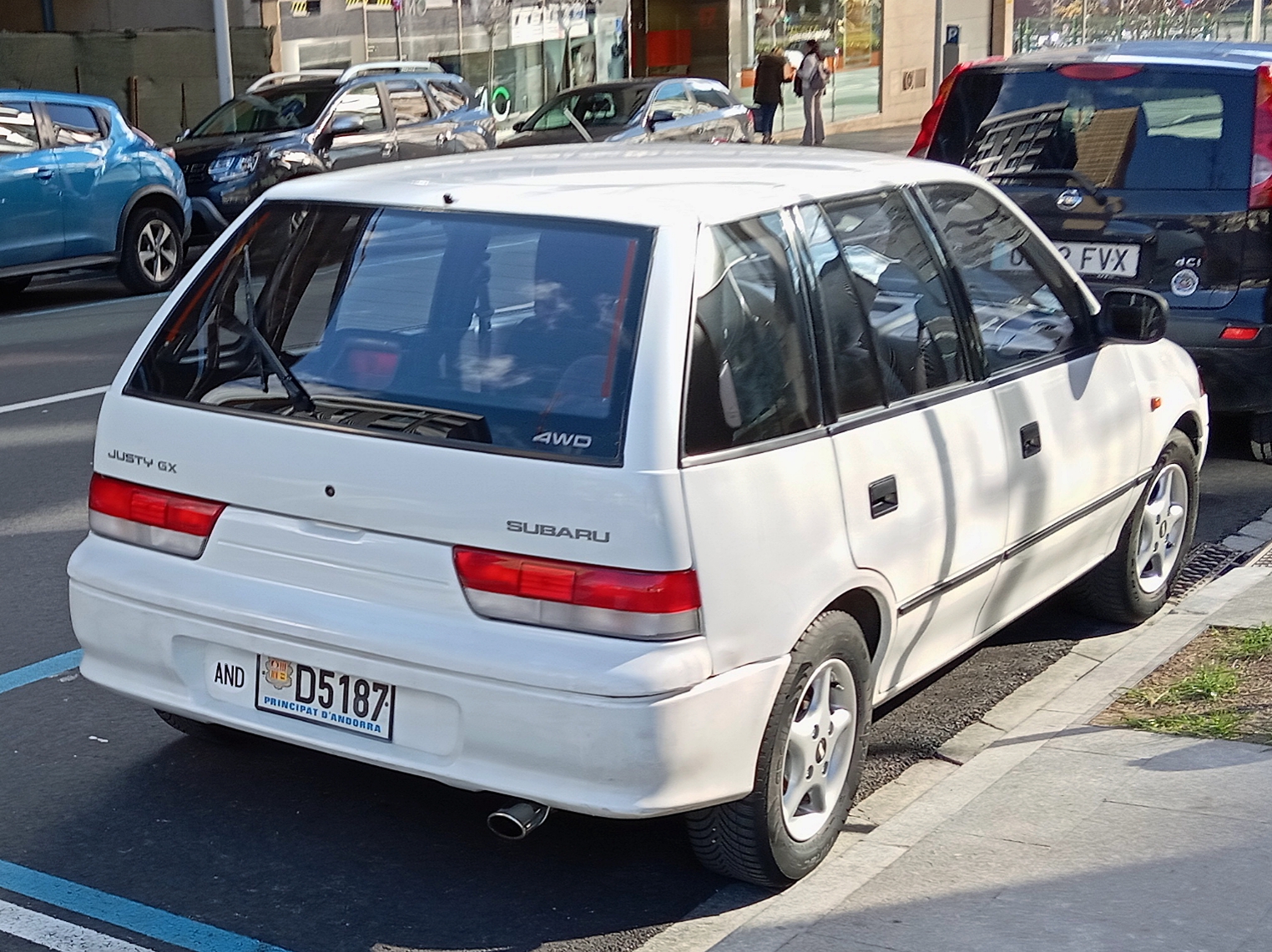 D 5187, Subaru Justy 2nd gen 5-door Hatch (JMA/MS; EU-market), 1995–2003
