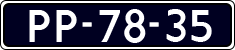 License plate of the Netherlands, Cars