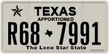Texas, Apportioned vehicles (2012) (A12-3456)