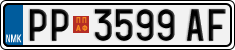 License plate of North Macedonia, Regular plates (2012)