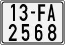 License plate of Vietnam, Motorcycles