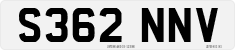 License plate of the United Kingdom, 1983 year system