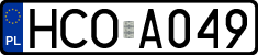 License plates of Poland, Authorities