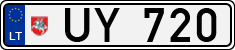License plate of Lithuania, Trailers