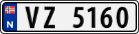 License plate of Norway, Trailers, motorcycles, special vehicles