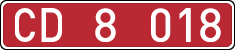 License plates of Spain, Diplomatic