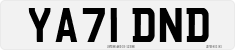 License plate of the United Kingdom, 2001 year system