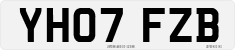 License plate of the United Kingdom, 2001 year system