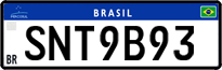 License plate of Brazil, Private owners (Mercosul)
