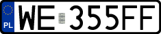 License plates of Poland, Regular car plates