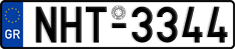 License plate of Greece, Cars