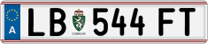 License plate of Austria, Regular plates