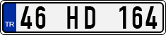 License plate of Turkey, Regular plates