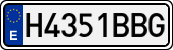License plates of Spain, Specialty plates