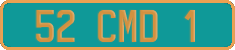 French license plate, Diplomatic