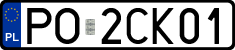 License plates of Poland, Regular car plates