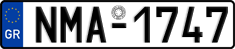 License plate of Greece, Cars