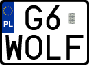 License plates of Poland, Vanity Plates