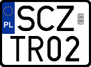 License plates of Poland, Regular car plates