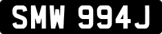 License plate of the United Kingdom, 1963 year system