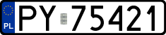 License plates of Poland, Regular car plates