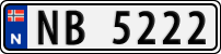 License plate of Norway, Trailers, motorcycles, special vehicles
