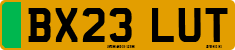 License plate of the United Kingdom, 2001 year system