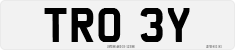 License plate of the United Kingdom, 1963 year system