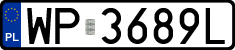 License plates of Poland, Regular car plates