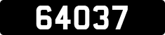 License plate of Guernsey, Regular plates