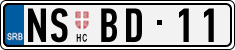 License plate of Serbia, Vanity Plates