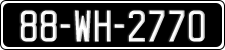 License plate of Ireland, Regular plates