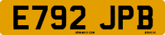 License plate of the United Kingdom, 1983 year system
