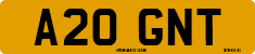 License plate of the United Kingdom, 1983 year system