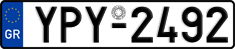 License plate of Greece, Cars