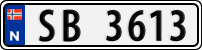 License plate of Norway, Trailers, motorcycles, special vehicles