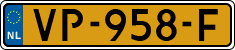 License plate of the Netherlands, Light Commercial Vehicles (1994 system)