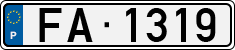 License plate of Portugal, Trailers