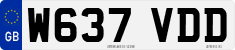 License plate of the United Kingdom, 1983 year system