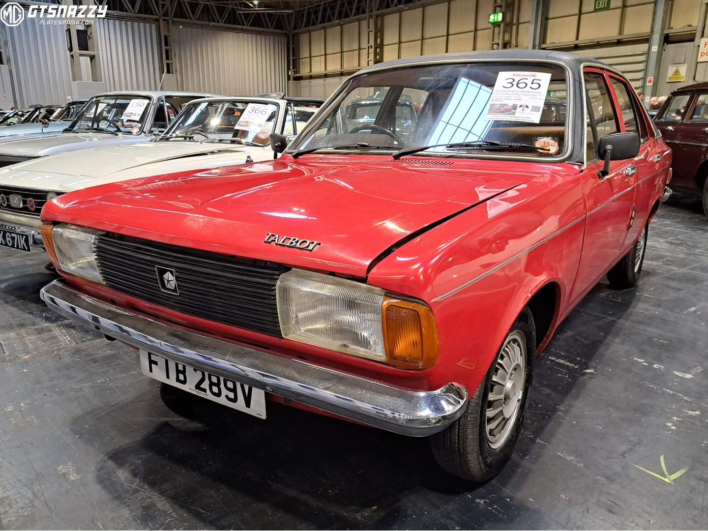 FTB289V, Talbot Avenger 