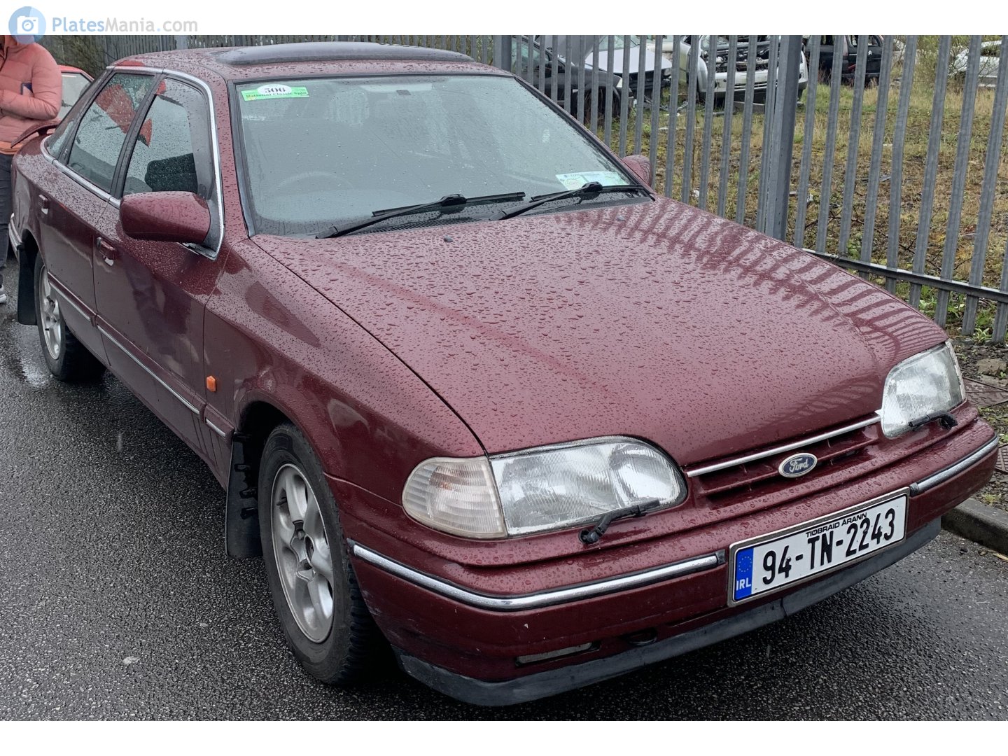 94-TN-2243, Ford Granada 3rd gen Liftback (DE1; UK-market), facelift, 1992–1994